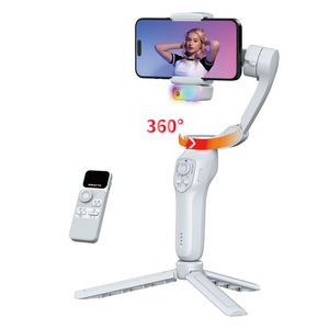 Новый 3-осевой стабилизатор для телефона L7Cpro <span class=keywords><strong>360</strong></span> градусов версии, с подставкой для штатива, RGB-трекер, дистанционное управление, мобильный карданный подвес - Product Image 1