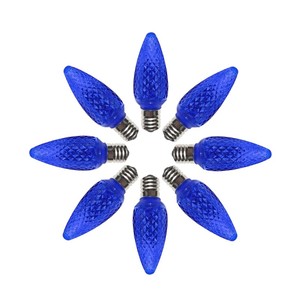 Nhiều Màu 120V 1W E17 Cơ Sở C9 <span class=keywords><strong>LED</strong></span> Dâu Tây Nến Ánh Sáng Bóng Đèn 25 Gói - Product Image 5