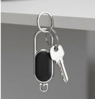 Traceur GPS intelligent MFI pour iOS, compatible avec la fonction Localiser (Find My), avec écran d'encre électronique, pour portefeuille, bagages et animaux de compagnie, adapté aux personnes âgées