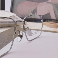 Montura de Gafas Grande y Delgada, Nueva Moda, Decoración de Marco Poligonal, Forma de Rostro, Temperamento, Modelo 88225