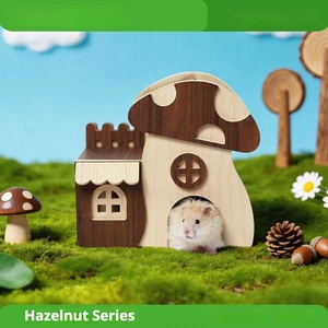 Cachette pour hamster en bois massif, écologique, sur le thème de la forêt, pour grands espaces - Product Image 6