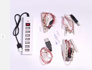 Accessoires d'éclairage pour briques MOC, petites pièces, figurine tenant une épée, poignée de sabre laser - Product Image 3