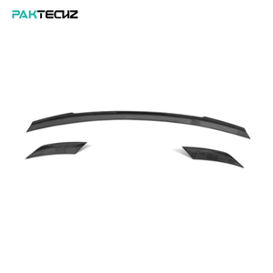 อะไหล่คาร์บอนไฟเบอร์แห้ง Paktechz Prepreg แบบ Ducktail สำหรับติดตั้งท้ายรถ Porsche Taycan 4S - Product Image 3