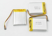 Baterai Lipo 704050 3.7v 1600mah Lipo Isi Ulang Li Polymer untuk Pelacak GPS yang Sedang Laris Terjual