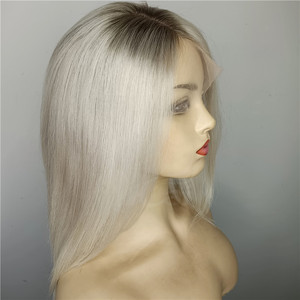FACTORY 2025 Perruques de cheveux naturels vierges Remy russes, lisses et soyeuses, couleur plus foncée uniquement - Product Image 6