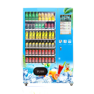 Máquina Expendedora de Bebidas Frías y Snacks de Acero Inoxidable con 60 Compartimentos, Motor de 650W, Producción de 8-18 Paquetes/Min para Tiendas de Alimentos y Comida Congelada - Product Image 3