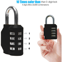 Serrure à bagages à combinaison étanche à 4 chiffres avec Logo personnalisé, pour porte de gymnase, école, sport, cadenas pour casier