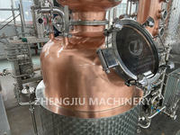 Alambic à reflux multicouche ZJ 300L avec enveloppe, pour la distillation de spiritueux, machine à distiller le whisky pour la distillerie