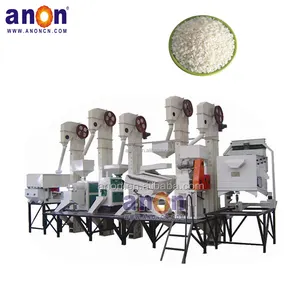 ANON high quality 20-30 ton per day excellent milled rice rice milling machine price in nepal