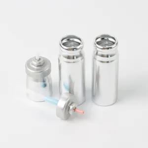 Lata de aerosol de aluminio de 19ml para inhalador de asma con capacidad de descarga personalizada