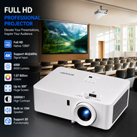 Projecteur laser Sharp XG-TK456ZA 1080P pour salle de conférence, 6000 lumens, portable, zoom optique 1,6x