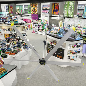 Ventiladores de Techo HVLS Bonawind de 14 Pies con Motor de CC Sin Escobillas para Logística/Almacén, Ventilación y Refrigeración de Aire Industrial - Product Image 6