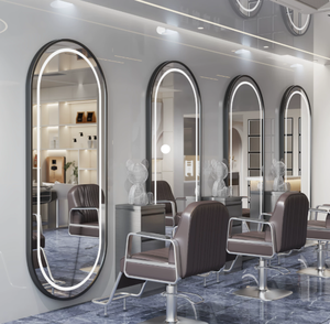 Miroir Mural LED de Luxe Moderne pour Salon, avec Commande Tactile et Lumière Dimmable, Personnalisable pour Salon de Coiffure - Offre Spéciale - Product Image 2