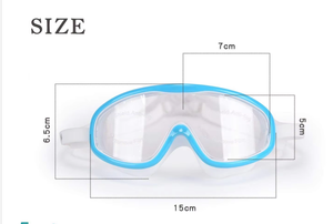 نظارات واقية شفافة مضادة للضباب مضادة للماء قابلة للتعديل للأشعة فوق البنفعة للأطفال نظارات سباحة جميلة - Product Image 6