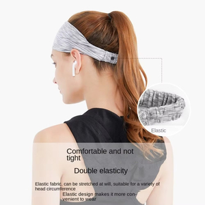 Wholesale Thin Flexible <b>Sports</b> <b>Headband</b> for Running Fitness Yoga-Sweat-Absorbing and Anti-Sweating Band Dry Grip Damping - Product Image 6