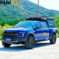 Tente de camping en aluminium Huntoo, tente standard de luxe, tente pour pick-up, camping-car moderne, camping-car léger à glissière pour camion, à vendre
