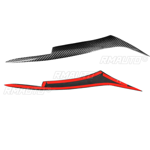 1 par de cubiertas de fibra de carbono real para faros delanteros de coche, para Volkswagen Magotan R36 2007 2008 2009 2010 - Product Image 3