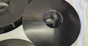 Ensemble de cymbales de <span class=keywords><strong>batterie</strong></span> électronique Phantom Professional de 12 pouces, à zone unique ou double, avec capteur de force 360, choke et céramique piézo - Product Image 6