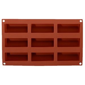 Stampo in Silicone per <span class=keywords><strong>Mini</strong></span> Toast Facile da Usare Ecologico Riutilizzabile per Cioccolato Semi-Circolare Cilindrico Pasticceria Utensili da Forno in Sacchetto OPP - Product Image 3