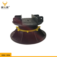 Support de poutre réglable haute performance Taurus pour structure de terrasse, balcon et revêtement de sol