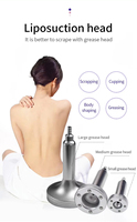 Masseur de poitrine à ventouses miniatures à LED rouge, 24 ventouses pour drainage lymphatique et lifting des fesses, très vendu