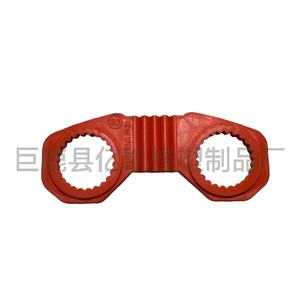 Indicador de sujeción de tuercas de doble anillo 33-89mm para camiones y autobuses, material TPE, color naranja - Product Image 1