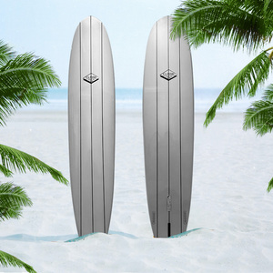9ft özelleştirilmiş epoksi sörf tahtası Longboards 3 ahşap şeritler yüksek kalite fabrika EPS uzun sörf tahtaları - Product Image 4