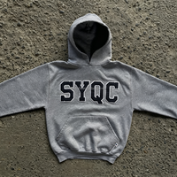 Sweat à capuche surdimensionné personnalisé pour homme, broderie patch, 100% coton French Terry, vêtements streetwear, vente en gros