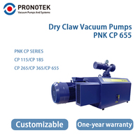 Pompe à vide à griffes sans huile Pronotek PNK CP 655 650 M³/h 180 L/min pour l'industrie minière, basse pression, OEM, garantie 1 an