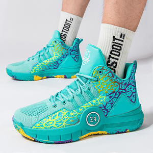 Designer High-Top Retro Red <strong>Yellow</strong> Leather <strong>Basketball</strong> <strong>Shoes</strong> for Men Women Non-Slip High Quality PU Customizable for Winter - Product Image 6