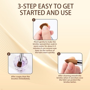 Pinceau d'art manche en bois classique parfait manche en forme <span class=keywords><strong>de</strong></span> sceptre <span class=keywords><strong>de</strong></span> <span class=keywords><strong>la</strong></span> <span class=keywords><strong>reine</strong></span> Kolinsky Brosse à <span class=keywords><strong>ongles</strong></span> acrylique avec taille 8 10 12 14 16 - Product Image 4