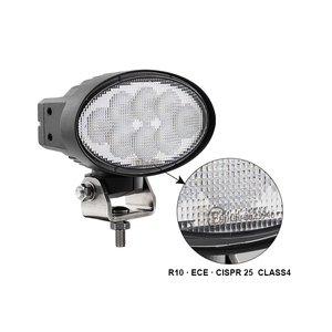 Lampe de travail LED ovale de 5,5 pouces avec 2 supports, faisceau spot/inondation de 40 W, lampe de travail LED pour Case IH 87584890 - Product Image 3