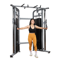 Máquina Multifuncional de Gimnasio con Poleas y Cables Ajustables para Espalda y Brazos, Equipo de Fitness de Acero de Alta Calidad