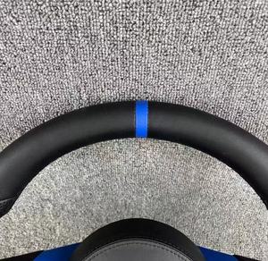 Volant en carbone forgé sur mesure GT pour <span class=keywords><strong>Ford</strong></span> Mustang S550 - Chauffant, écran LED et poignées en Alcantara - Product Image 6