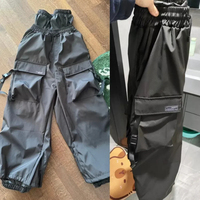 Pantalon de Ski et de Snowboard Thermique, Imperméable et Respirant Surdimensionné Unisexe pour l'Hiver
