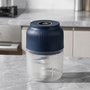 Utensilios para Frutas y Verduras 12 en 1 Mini <span class=keywords><strong>Picadora</strong></span> Inalámbrica USB Eléctrica para Cebolla y Ajo Triturador de Alimentos - Product Image 2