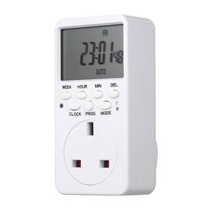 Enchufe electrónico con temporizador Digital, toma de corriente con temporizador de 220V CA, temporizador, temporizador, relé de tiempo, Control programable, para UE, EE. UU., Reino Unido - Product Image 1