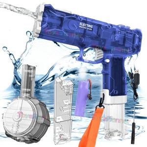Pistolet à eau électrique réaliste pas cher en plastique ABS, lanceur automatique de balles éclaboussantes, Super Soaker, capacité 1000 ml, USB - Product Image 3