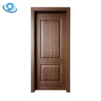Porte intérieure en WPC emballée pour l'exportation Jiuyixing, transport maritime, emballage protecteur adapté, solution de transport résistante à l'humidité