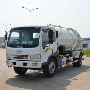 Camion d'aspiration des eaux usées et des déjections FAW 4X2, camion de nettoyage des canalisations, camion d'aspiration des toilettes - Product Image 1