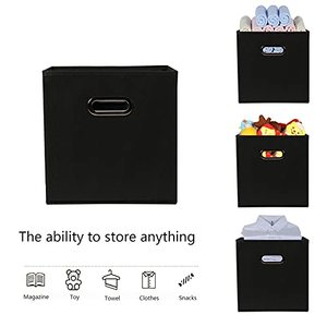 Có thể gập lại lưu trữ bin Cube vải không thấm nước lưu trữ hộp lưu trữ di động <span class=keywords><strong>container</strong></span> Cube tổ chức - Product Image 3