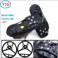 Crampons à glace antidérapants en caoutchouc YTD YTD-009 pour chaussures, 3000 unités, de Guangdong, pour la randonnée sur neige