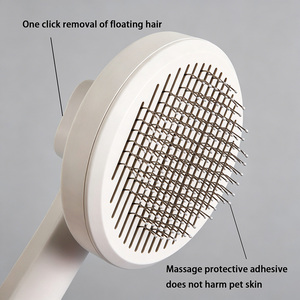 Peigne autonettoyant ergonomique pour l'élimination des poils d'animaux à poil long – Idéal pour les salons de toilettage (vente en gros) - Product Image 3