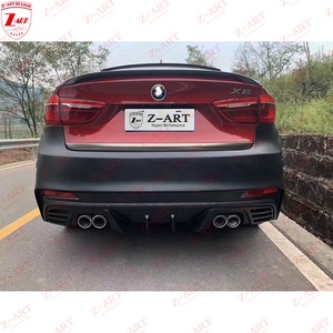 Kit de carrocería de afinación ancha para <span class=keywords><strong>BMW</strong></span> X5 F15, Kit de alerón aerodinámico de Reacondicionamiento para <span class=keywords><strong>BMW</strong></span> X6 F16, estilo de coche, parachoques Facelift <span class=keywords><strong>2014</strong></span>-2018 - Product Image 6