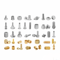 Usinage CNC de précision sur mesure, fixations non standard, écrous moletés, connecteurs filetés, fraisage du laiton, de l'acier inoxydable et de l'aluminium