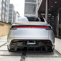 Pour Tesla Nouveau Modèle Y 2025 et plus, Kits de carrosserie, Pièces automobiles, Diffuseur de pare-chocs arrière en ABS, Noir brillant, Modification style CMST