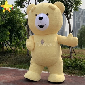Funtoys <span class=keywords><strong>orsacchiotto</strong></span> Costume <span class=keywords><strong>da</strong></span> mascotte orso gonfiabile partito personaggio abito per adulto - Product Image 4