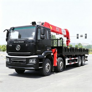 Camion-grue Shacman robuste de 25, 30 et 40 tonnes, 8x4, avec grue à bras télescopique, à vendre - Product Image 2