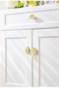 Brass Door and Drawer Handles for Modern Minimalist <b>Cabinets</b> Wine <b>Cabinets</b> Shoe <b>Cabinets</b> Kitchen Bedroom Hotel Use - Product Image 6