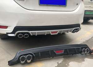 Honghangผลิตอะไหล่รถยนต์Protectorสไตล์ใหม่รถUniversalด้านหลังกันชนDiffuser LipสําหรับToyota Corolla <span class=keywords><strong>Altis</strong></span> <span class=keywords><strong>2021</strong></span> + - Product Image 2